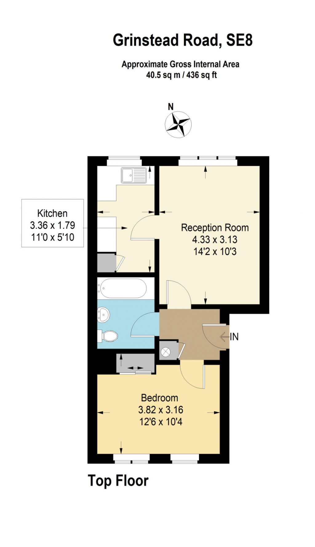 Floorplans For Inwen Court, Grinstead Road, Deptford