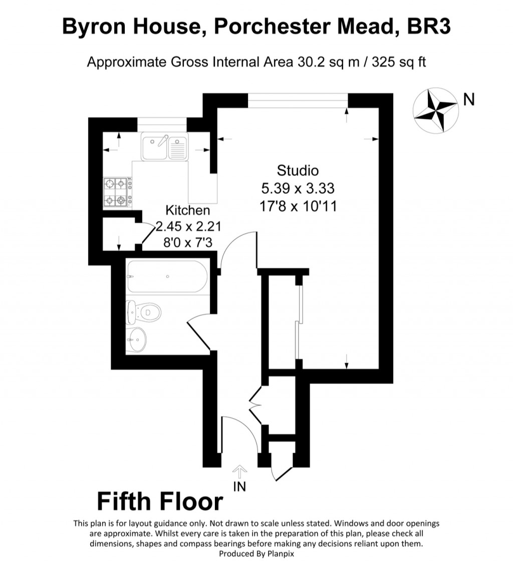 Floorplans For Byron House, Porchester Mead, Beckenham