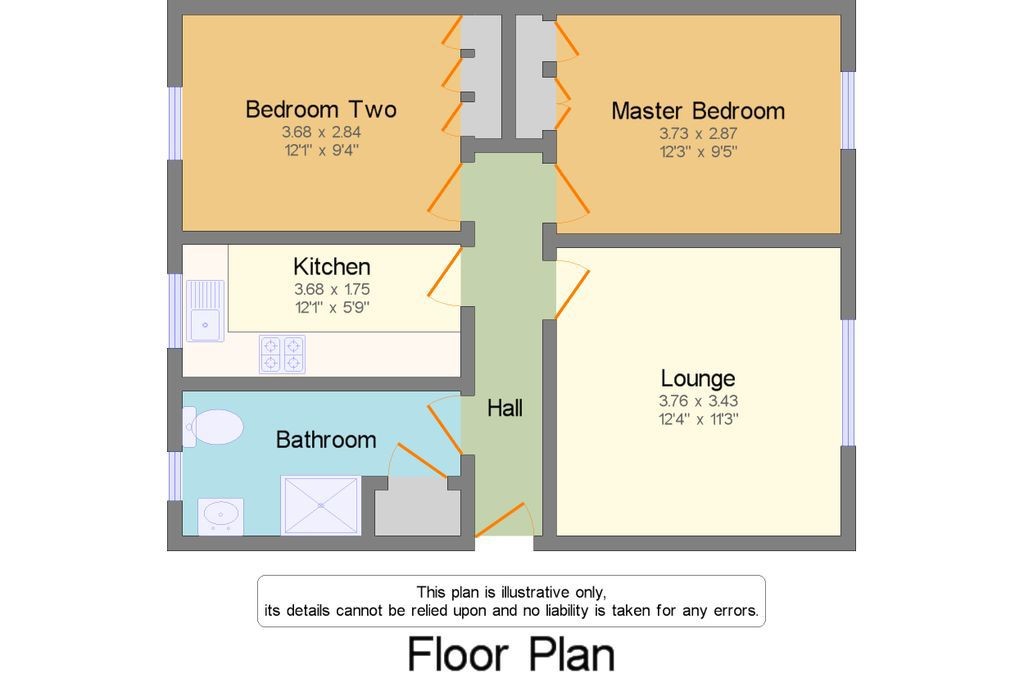 Floorplans For Wenderholme Court, 68 South Park Hill Road, South Croydon