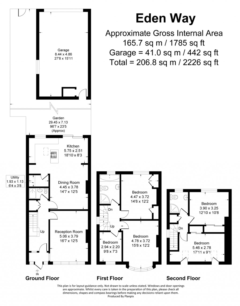 Floorplans For Eden Way, Beckenham