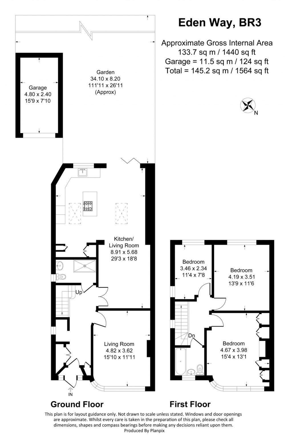 Floorplans For Eden Way, Beckenham